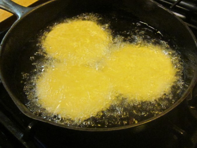 Sizzling and smelling delicious.