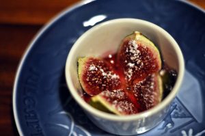 lavendula syrup over figs