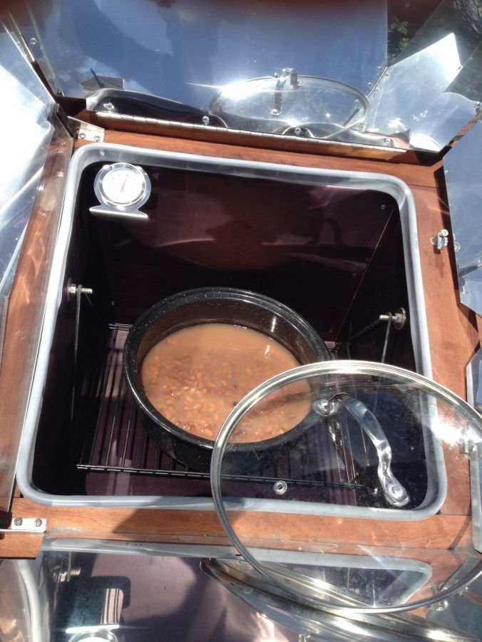 Tepary beans, done by 2pm in solar oven, temp 300 (MABurgess photo)
