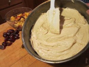 Spread batter evenly in springform pan.