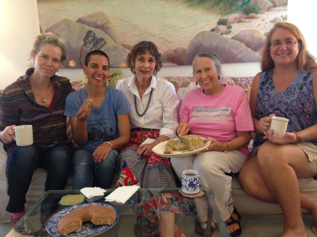 (From left) Aunt Linda, Amy Valdez Schwem, Carolyn Niethammer,  Tia Marta, and Jacqueline Soule. 