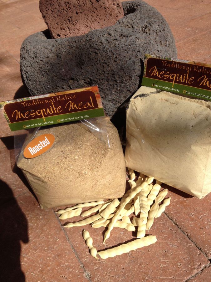 Native AZ velvet mesquite meal, roasted or natural--look for it at NSS or Flor de Mayo