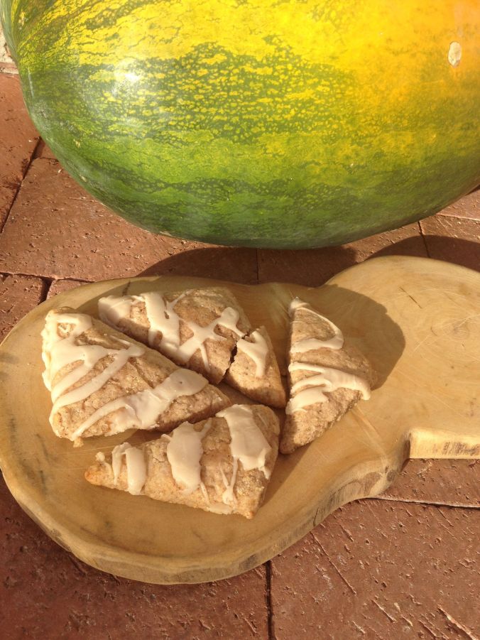 White Sonora Wheat and Tohono O'odham pumpkin scones (MABurgess photo)