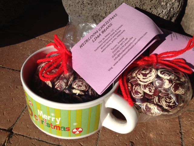 Christmas limas with recipe ideas--a yummy stocking stuffer