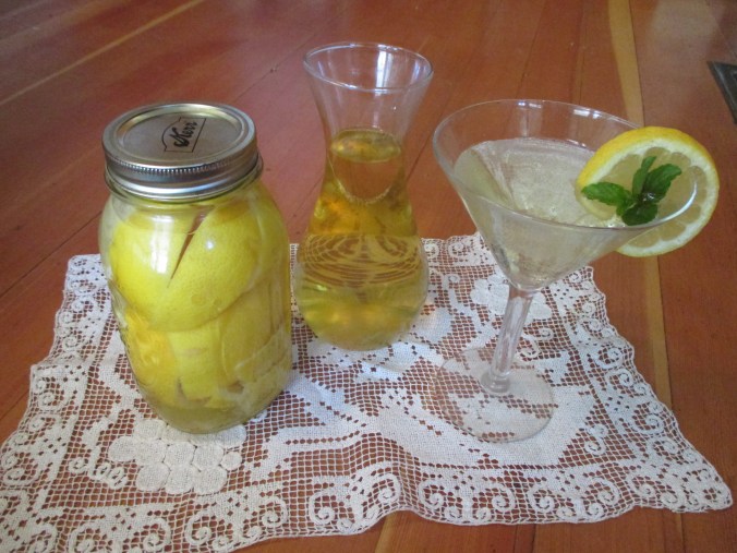 Italian limoncello is easy to make.