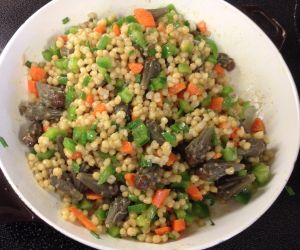 delectable cholla bud and white Sonora wheat-berry salad