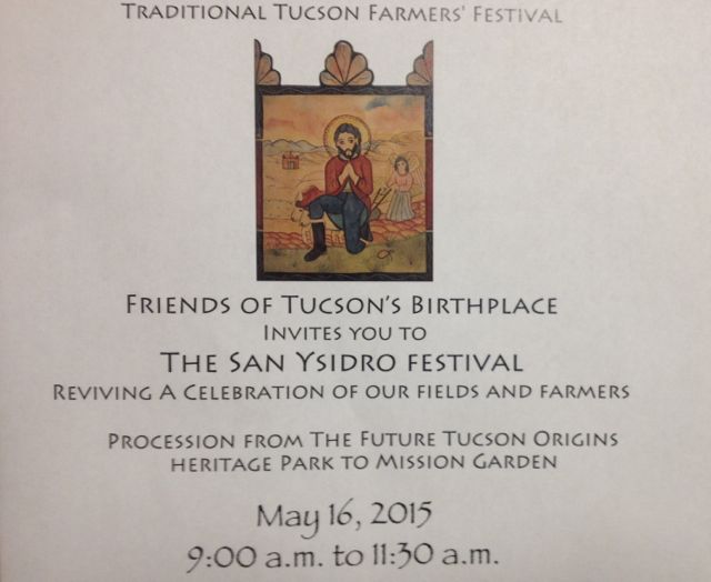 Invitation to the 2015 San Ysidro Fiesta