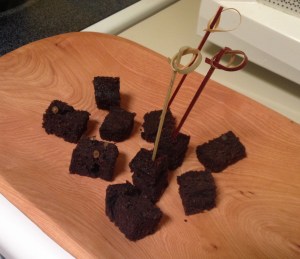 "Hot-dam" Black Tepary Brownies ready to enjoy!