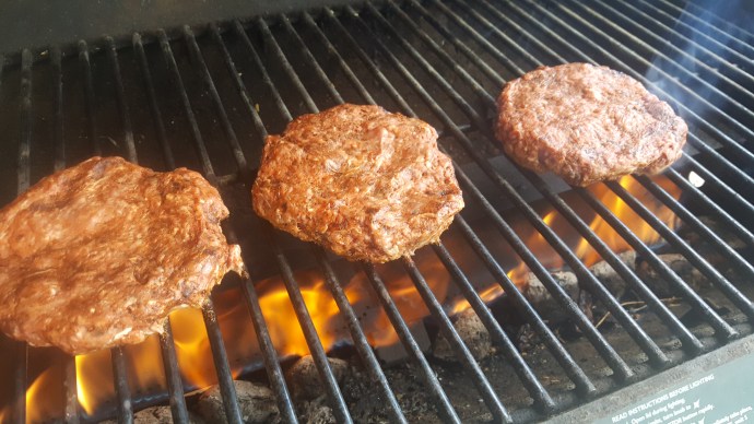 grilling burgers