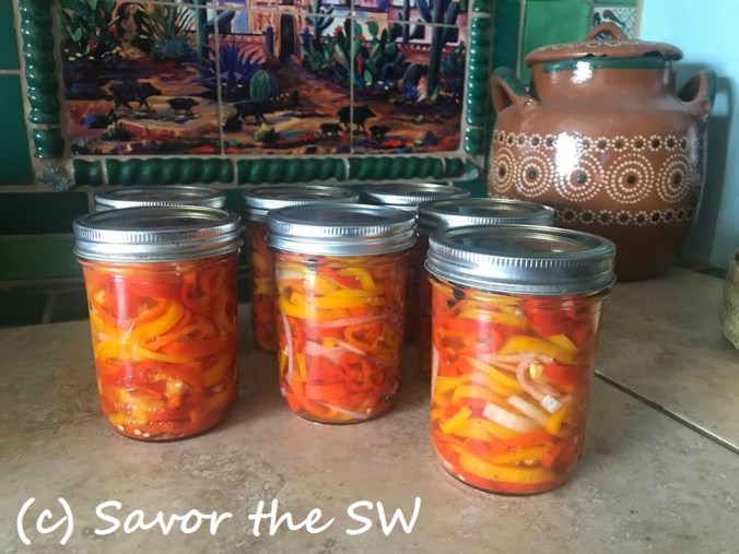 Pickled sweet peppers with onion &amp; garlic in an anise, peppercorn, and coriander brine M King web